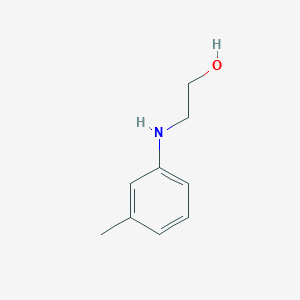 molecular formula C9H13NO B086419 乙醇，2-[(3-甲基苯基)氨基]- CAS No. 102-41-0