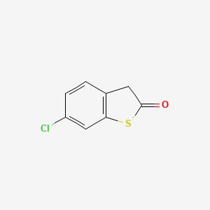 molecular formula C8H5ClOS B8641927 6-Chloro-2,3-dihydro-2-oxo-benzo[b]thiophen 