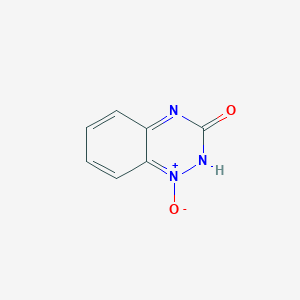 molecular formula C7H5N3O2 B8641976 3-Hydroxy-1,2,4-benzotriazine 1-oxide 