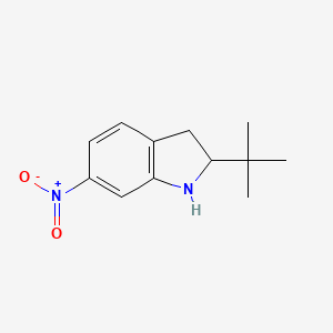 2-(tert-Butyl)-6-nitroindoline