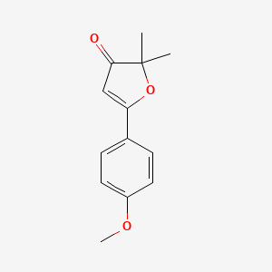 5-(4-methoxyphenyl)-2,2-dimethylfuran-3(2H)-one