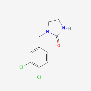 1-[(3,4-Dichlorophenyl)methyl]imidazolidin-2-one