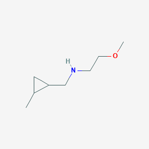 molecular formula C8H17NO B8642082 (2-Methoxyethyl)[(2-methylcyclopropyl)methyl]amine 