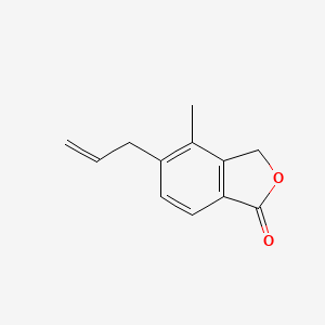 molecular formula C12H12O2 B8642101 4-methyl-5-prop-2-en-1-yl-2-benzofuran-1(3H)-one 