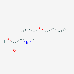 molecular formula C10H11NO3 B8642123 5-But-3-enyloxy-pyridine-2-carboxylic acid 