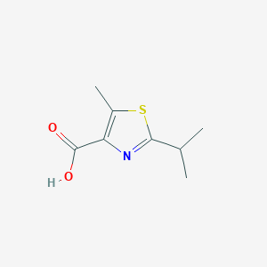 molecular formula C8H11NO2S B8642125 2-Isopropyl-5-methylthiazole-4-carboxylic acid 