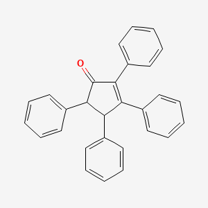 molecular formula C29H22O B8642132 2,3,4,5-Tetraphenyl-2-cyclopenten-1-one CAS No. 7317-52-4