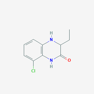 7-Chloro-3-ethyl-3,4-dihydro-quinoxalin-2-ol