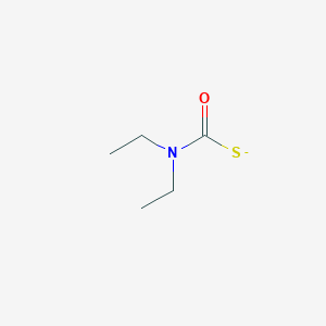 molecular formula C5H10NOS- B8642194 Diethylcarbamothioate 