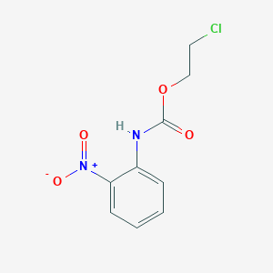 molecular formula C9H9ClN2O4 B8642208 2-Chloroethyl 2-nitrophenylcarbamate CAS No. 25216-08-4