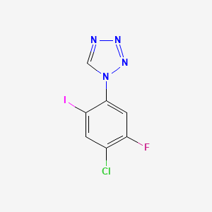 1-(4-chloro-5-fluoro-2-iodophenyl)-1H-tetrazole