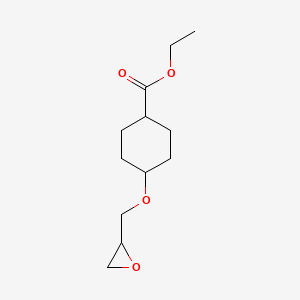 Ethyl 4-[(oxiran-2-yl)methoxy]cyclohexane-1-carboxylate