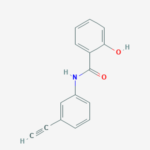molecular formula C15H11NO2 B8642298 N-(3-ethynylphenyl)-2-hydroxybenzamide 