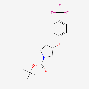 Tert-butyl 3-(4-(trifluoromethyl)phenoxy)pyrrolidine-1-carboxylate