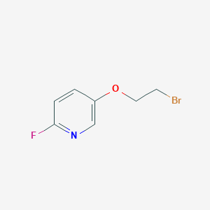 Pyridine, 5-(2-bromoethoxy)-2-fluoro-