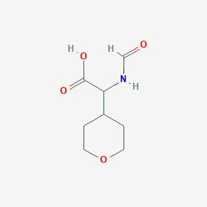 2-Formamido-2-(oxan-4-yl)acetic acid