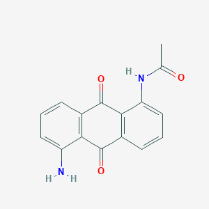 molecular formula C16H12N2O3 B8642376 N-(5-amino-9,10-dioxoanthracen-1-yl)acetamide CAS No. 6960-55-0