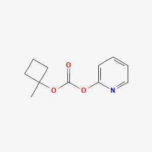 molecular formula C11H13NO3 B8642417 1-Methylcyclobutyl pyridin-2-yl carbonate CAS No. 790305-12-3