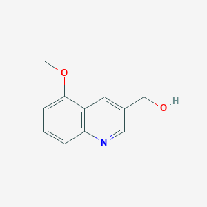 molecular formula C11H11NO2 B8642454 (5-Methoxyquinolin-3-yl)methanol 