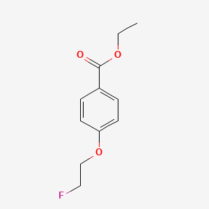 molecular formula C11H13FO3 B8642500 Ethyl 4-(2-fluoroethoxy)benzoate 