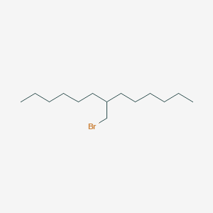 molecular formula C14H29Br B8642509 7-(Bromomethyl)tridecane 