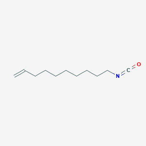 molecular formula C11H19NO B8642556 10-Isocyanatodec-1-ene CAS No. 13231-76-0