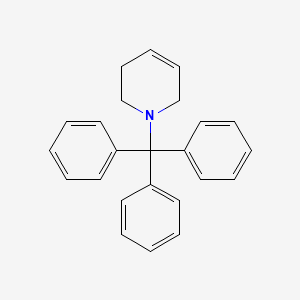 molecular formula C24H23N B8642578 1-(Triphenylmethyl)-1,2,3,6-tetrahydropyridine CAS No. 73962-46-6