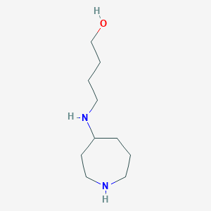 4-(Azepan-4-ylamino)butan-1-ol