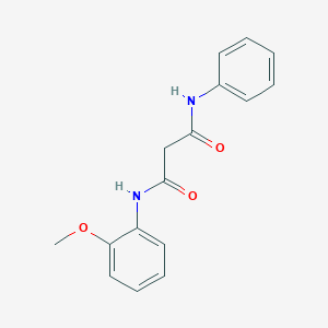 molecular formula C16H16N2O3 B8642622 N-(2-methoxyphenyl)-N'-phenylmalonamide 