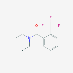 molecular formula C12H14F3NO B8642642 N,N-diethyl-2-(trifluoromethyl)benzamide 