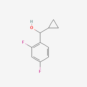molecular formula C10H10F2O B8642674 Cyclopropyl(2,4-difluorophenyl)methanol 