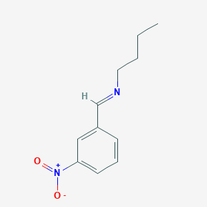 molecular formula C11H14N2O2 B8642705 (E)-N-Butyl-1-(3-nitrophenyl)methanimine CAS No. 718-16-1