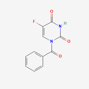 molecular formula C11H7FN2O3 B8642785 1-Benzoyl-5-fluorouracil CAS No. 54390-98-6