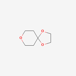 molecular formula C7H12O3 B8642787 1,4,8-Trioxaspiro[4.5]decane CAS No. 649-91-2