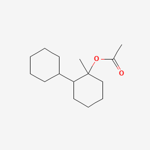 molecular formula C15H26O2 B8642841 2-Methyl(1,1'-bicyclohexyl)-2-yl acetate CAS No. 72183-74-5