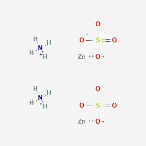 molecular formula H8N2O8S2Zn2+2 B086429 Diammonium zinc disulphate CAS No. 13814-87-4