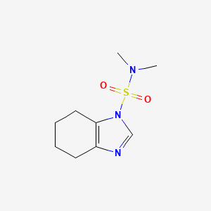 molecular formula C9H15N3O2S B8642913 N,N-Dimethyl-4,5,6,7-tetrahydro-1H-benzimidazole-1-sulfonamide CAS No. 558443-63-3