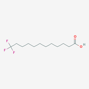 molecular formula C12H21F3O2 B8642928 12,12,12-trifluorododecanoic Acid CAS No. 90584-39-7