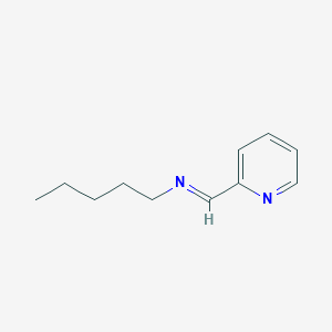 molecular formula C11H16N2 B8642934 N-(n-pentyl)-2-pyridylmethanimine CAS No. 193557-31-2