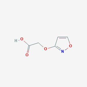 molecular formula C5H5NO4 B8642948 2-(Isoxazol-3-yloxy)acetic acid 