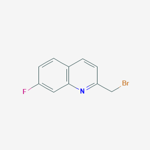 2-(Bromomethyl)-7-fluoroquinoline