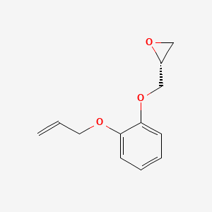 molecular formula C12H14O3 B8643065 (2R)-3-(o-Allyloxyphenoxy)-1,2-epoxypropane CAS No. 66966-19-6