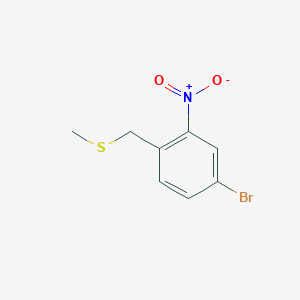 4-Bromo-1-[(methylsulfanyl)methyl]-2-nitrobenzene