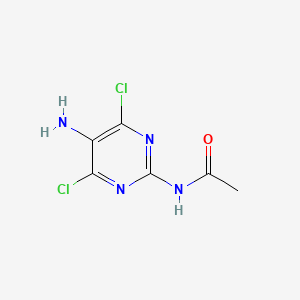 N-(5-amino-4,6-dichloropyrimidin-2-yl)acetamide