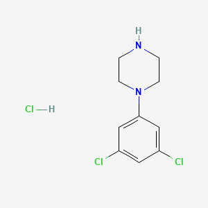 molecular formula C10H13Cl3N2 B8643090 3,5-Dichlorophenylpiperazine hydrochloride 