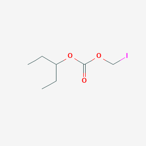 molecular formula C7H13IO3 B8643195 Carbonic acid, 1-ethylpropyl iodomethyl ester CAS No. 258841-45-1
