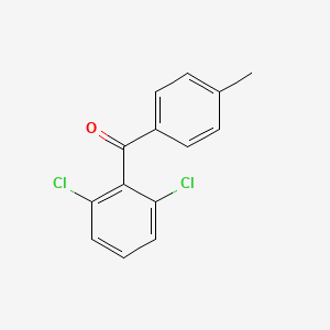 molecular formula C14H10Cl2O B8643203 4-(2,6-Dichlorobenzoyl)toluene CAS No. 99508-49-3