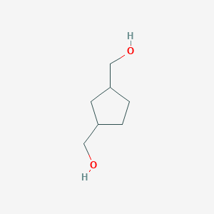 molecular formula C7H14O2 B8643226 1,3-Cyclopentanedimethanol 