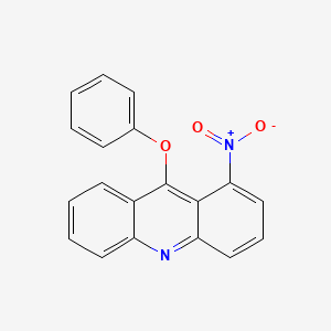 molecular formula C19H12N2O3 B8643241 1-Nitro-9-phenoxyacridine CAS No. 64670-84-4