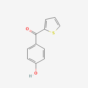 molecular formula C11H8O2S B8643345 2-(4-Hydroxybenzoyl)thiophene 
